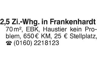Wohnung mieten in 74586 Frankenhardt, 2.5 Zi.-Whg. in Frankenhardt