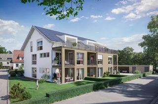 Wohnung kaufen in 72585 Riederich, Neubau-Wohnung EG Rechts Nr 1 mit Terrasse inklusive Carport Nr 1 // Riederich