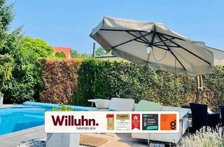 Einfamilienhaus kaufen in 04509 Krostitz, Krostitz - Einfamilienhaus mit Pool | West-Terrasse | Fußbodenheizung | Nebengebäude