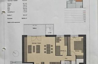 Wohnung kaufen in Ottostraße 16, 60329 Gallus, Stilvolle, zentrale 3-Zimmer-Wohnung mit Skylineblick & Designausstattung, Einbauküche, Klimaanlage