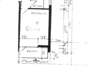 Wohnung mieten in Walddörferstraße 280, 22047 Wandsbek, 1,5-Zimmer Wohnung im EG mit Balkon in Hamburg-Wandsbek