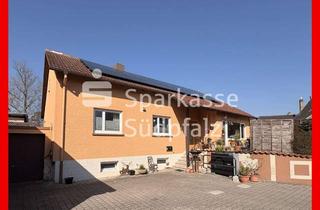 Haus kaufen in 67483 Großfischlingen, Charaktervoller Bungalow mit Ausbaupotenzial, großer Scheune und Garten