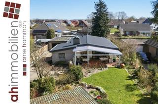 Haus kaufen in Bäckerweg, 24963 Jerrishoe, Wohnen auf einer Ebene – gepflegter Bungalow mit Wintergarten und großem Garten in Jerrishoe