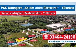 Grundstück zu kaufen in 06295 Lutherstadt Eisleben, Baugrundstück im B-Plan Nr. 13 in TOP-Wohnlage!