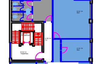 Büro zu mieten in Pforzheimer Straße 46, 75015 Bretten, Geräumige Praxis/Bürofläche im 2. OG mit Potential