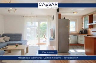 Wohnung kaufen in 64683 Einhausen, Stilvolle Maisonette - Wohnung mit sonniger Terrasse und eigenem Garten in kleiner Einheit.