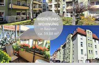 Wohnung kaufen in 02625 Bautzen, Kaufwohnung in Bautzen, helle und gute Lage mit Aufzug 59,88m², vermietet