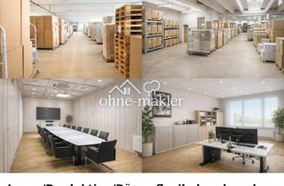 Büro zu mieten in 96242 Sonnefeld, 7800 qm Lager/Produktionshalle (teilbar) mit modernem Büro