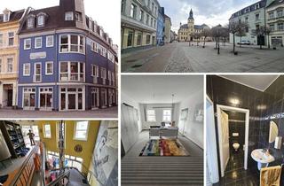 Anlageobjekt in 08451 Crimmitschau, Sehr gepflegtes Wohn- und Geschäftshaus direkt am Marktplatz von Crimmitschau, Rendite 6,85 %