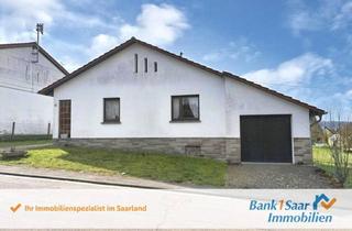 Haus kaufen in 66399 Mandelbachtal, Freistehender Bungalow mit Wintergarten, 2 Garagen und großem Garten in ruhiger Lage