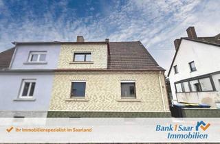 Doppelhaushälfte kaufen in 66583 Spiesen-Elversberg, Doppelhaushälfte mit großem Entwicklungspotenzial in Elversberg