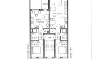 Anlageobjekt in 08393 Meerane, sichere Kapitalanlage: Single-Apartment, vermietet, mit Balkon am Zentrum von Meerane