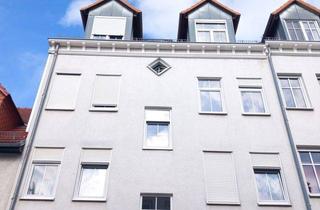 Anlageobjekt in 08393 Meerane, sichere Kapitalanlage: Single-Apartment, vermietet, mit Balkon am Zentrum von Meerane