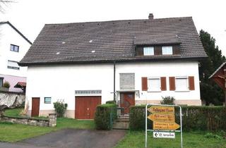 Haus kaufen in 72355 Schömberg, Schömberg - Ein- bis Zweifamilienhaus mit Garage, großer Scheune und gemütlichen Garten