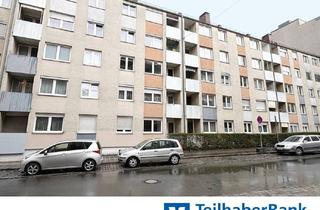 Wohnung kaufen in 90429 Nürnberg, Nürnberg - Nur wenige Schritte zum Rosenaupark - bezugsfreie 3-Zimmer-Wohnung mit Tiefgaragenstellplatz