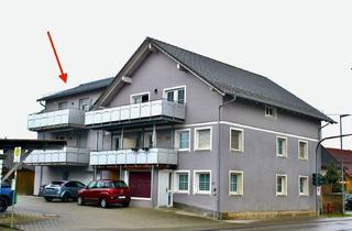 Wohnung kaufen in 88630 Pfullendorf, Pfullendorf- Denkingen - Moderne 3-Zimmer-Dachgeschosswohnung mit Balkon und guter Ausstattung