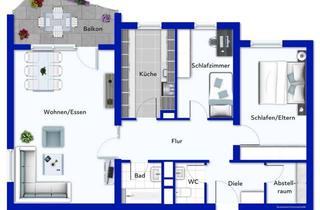 Wohnung kaufen in 64646 Heppenheim, Großzügige 3 Zimmerwohnung in Stadtrandlage von Heppenheim