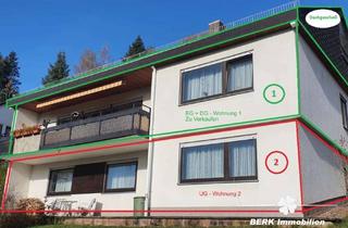 Wohnung kaufen in 63925 Laudenbach, BERK Immobilien - Fast ein Haus - ETW in Laudenbach - Garten, Ausbaufläche, einzigartiger Ausblick