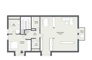 Wohnung mieten in Bahnhofstraße 14, 94368 Perkam, Renovierte 2 Zimmer Wohnung DG mit Küche und Stellplatz in Perkam zwischen Regensburg und Straubing