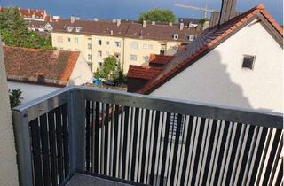 Wohnung mieten in Schillstrasse 14, 86167 Lechhausen, Zentral gelegene, helle, modernisierte 3-ZKB-Dachgeschosswohnung mit Balkon in Lechhausen