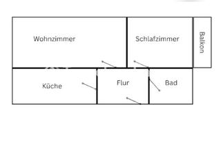 Tauschwohnungen in Zillertalstr 25, 13187 Pankow, Tauschwohnung: Zwei Zimmer Wohnung mit Balkon - NUR LANDESEIGENE