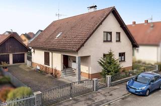 Haus kaufen in 76456 Kuppenheim, Familientraum mit Terrasse & Gartenidylle, Brunnen und barrierefreiem Komfort!
