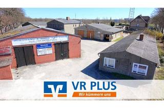 Gewerbeimmobilie kaufen in 19249 Lübtheen, Großes Gewerbegrundstück mit Bestandsgebäuden/Lagerhalle/Garagen