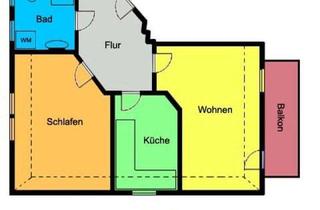 Wohnung mieten in 01705 Freital, Attraktive Wohnung mit großem Balkon und Tageslichtbad in ruhiger, grüner Lage