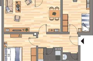Wohnung mieten in Europaring 13, 26389 Neuende, Renovierte 3-ZKB-Balkonwohnung im Europaviertel zu vermieten!
