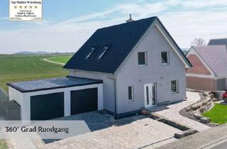 Einfamilienhaus kaufen in 97258 Gollhofen, Gollhofen - Sofort bezugsbereit: Modernes KfW55E Haus A+, vollunterkellert mit Südterrasse,& Doppelgarage