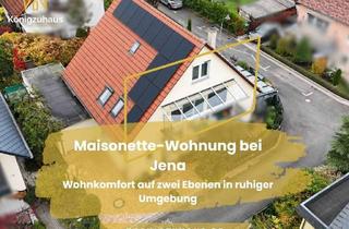 Wohnung kaufen in 07751 Zöllnitz, Charmante Maisonette bei Jena – stilvolles Wohnen auf zwei Ebenen mit Balkon