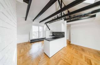 Loft kaufen in 40219 Unterbilk, Einzigartige Design-Dachgeschosswohnung mit Loft-Charakter in Bestlage von Düsseldorf-Unterbilk