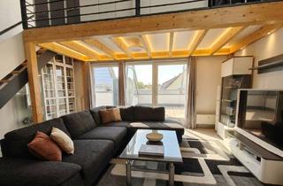 Wohnung kaufen in 73650 Winterbach, Exklusives Wohnerlebnis über den Dächern – Lichtdurchflutete Maisonette mit Weitblick