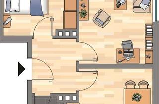 Wohnung mieten in Peterstraße 128, 26382 Bant, Modernisierte 2 ZKB- Erdgeschosswohnung mit Dusche zu vermieten!