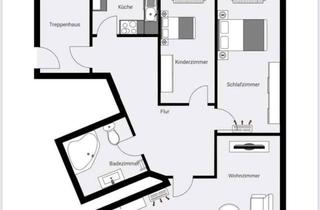 Wohnung mieten in 46145 Sterkrade-Nord, Modernes Wohnjuwel in Oberhausen Königshardt: 3 Zimmer mit Klimaanlage & Design-Küche