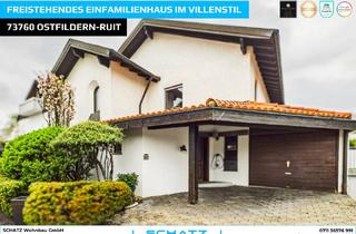 Einfamilienhaus kaufen in 73760 Ostfildern, Wohnen mit Charme: Freistehendes Einfamilienhaus im Villenstil
