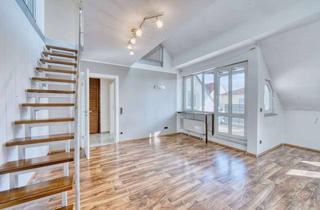 Wohnung kaufen in 85435 Erding, Stillvolle, helle 5-Zimmer-Maisonette in Erding mit Dachterrasse & außergewöhnlichem Raumgefühl
