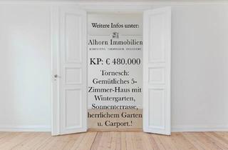 Haus kaufen in 25436 Tornesch, Tornesch: Gemütliches 5-Zimmer-Haus mit Wintergarten, Sonnenterrasse, herrlichem Garten u. Carport.!