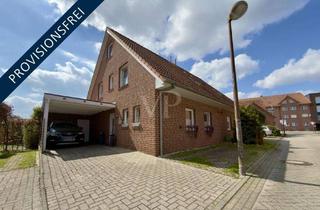 Doppelhaushälfte kaufen in 49809 Lingen, Attraktive Doppelhaushälfte mit Südterrasse und ausbaufähigem Spitzboden