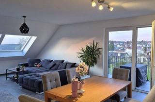 Immobilie mieten in 75449 Wurmberg, Möblierte, moderne 4-Zimmer-Maisonette-Wohnung zur Untervermietung mit Balkon & Küche in Wurmberg