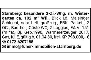Wohnung kaufen in 82319 Starnberg, Starnberg: besondere 3-Zi.-Whg