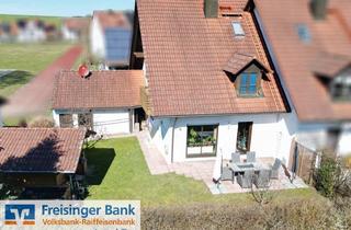 Doppelhaushälfte kaufen in 85406 Zolling, Wohntraum im Grünen: Lichtdurchflutete Doppelhaushälfte in absoluter Ruhelage in Zolling