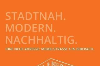 Wohnung kaufen in 88400 Biberach, Biberach an der Riß - STADTNAH | MODERN | NACHHALTIG - Biberach - 3,5-Zimmer Wohnung