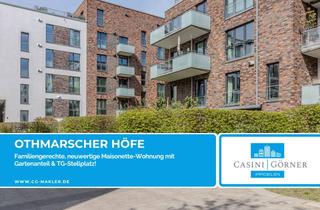 Wohnung kaufen in 22763 Othmarschen, Othmarscher Höfe: Familiengerechte, neuwertige Maisonette-Wohnung mit Gartenanteil!