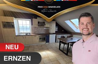 Wohnung mieten in 54668 Ernzen, FREI AB 01.06.2026 | 3ZKB Dachgeschosswhg. m. Terrasse & Einbauküche | 104qm | 880€ KM | Haustiere nach Vereinbarung