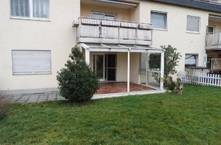 Wohnung kaufen in 63843 Niedernberg, Niedernberg - Helle Erdgeschosswohnung eigenem Gartenanteil & Wintergarten