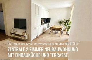 Wohnung mieten in 84307 Eggenfelden, Zentrale 2-Zimmer Neubauwohnung mit Einbauküche und Terrasse, ca. 67m2