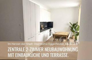 Wohnung mieten in 84307 Eggenfelden, Zentrale 2-Zimmer Neubauwohnung 67m2 mit Einbauküche & Terrasse