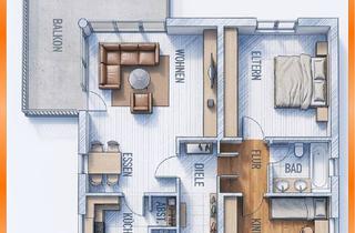 Wohnung mieten in 56581 Ehlscheid, 3-ZKB Wohnung in Ehlscheid