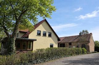Haus kaufen in 16827 Alt Ruppin, Natur pur und voller Möglichkeiten: Haus zwischen zwei Seen, Wintergarten u. Scheune zum Entwickeln